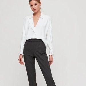 🤍 EUC Escada High Waist Menswear Gray Pants